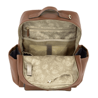 Peek-A-Boo Stroller Diaper Backpack- Toffee