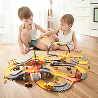 TUMAMA new car track set circular- YELLOW TUMAMA new car track set circular- YELLOW