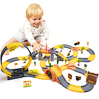 TUMAMA new car track set circular- YELLOW TUMAMA new car track set circular- YELLOW