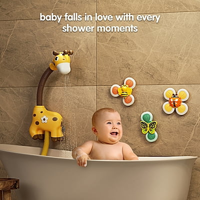 Bath Toys Spin Set of 3
