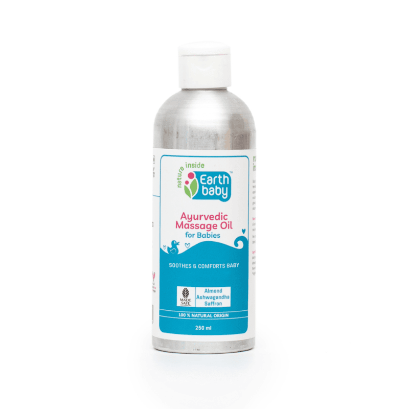 Earthbaby Ayurvedic Massage Oil for Babies – Almond, Ashwagandha & Saffron, Deeply Moisturizing, 100% natural origin, 250ml Earthbaby Ayurvedic Massage Oil for Babies – Almond, Ashwagandha & Saffron, Deeply Moisturizing, 100% natural origin, 250ml