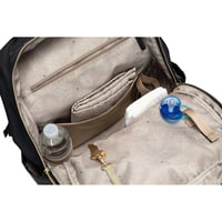 TWELVElittle PeekABoo Diaper Backpack Black TWELVElittle PeekABoo Diaper Backpack Black