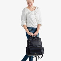 TWELVElittle PeekABoo Diaper Backpack Black TWELVElittle PeekABoo Diaper Backpack Black