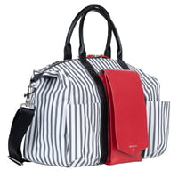 TWELVElittle PeekABoo Diaper Sachel Red TWELVElittle PeekABoo Diaper Sachel Red