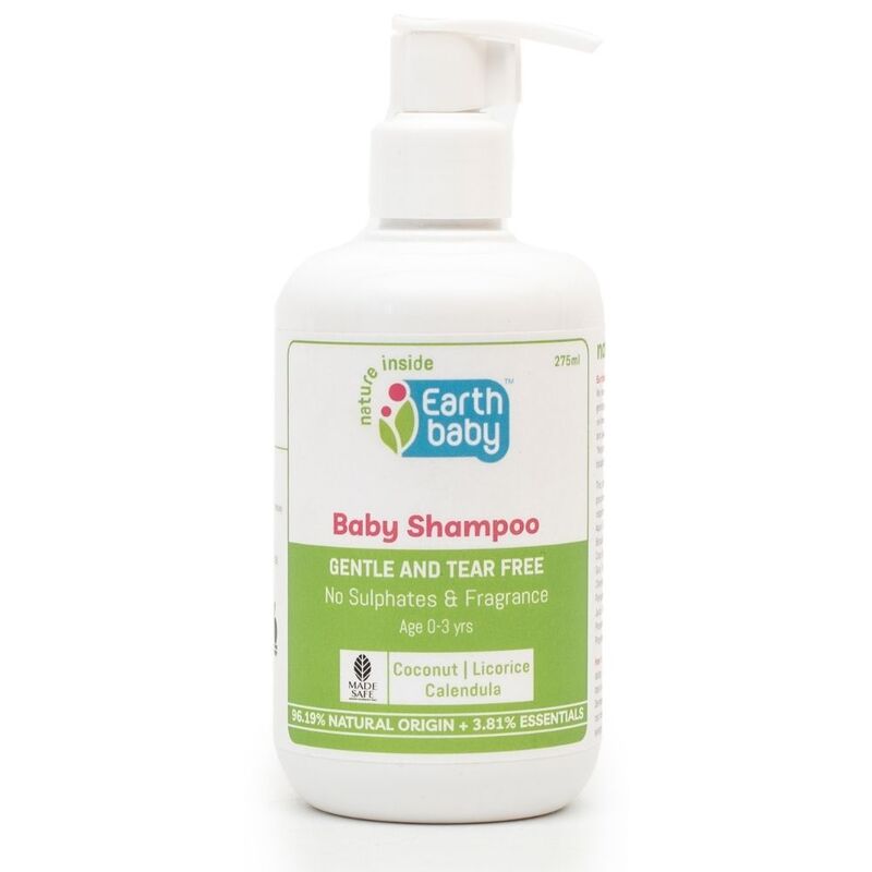 Earthbaby Baby Shampoo – Tear-Free, Safe from birth, Sulphate & Paraben-Free, 275ml Earthbaby Baby Shampoo – Tear-Free, Safe from birth, Sulphate & Paraben-Free, 275ml
