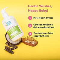 Earthbaby Baby Shampoo – Tear-Free, Safe from birth, Sulphate & Paraben-Free, 275ml Earthbaby Baby Shampoo – Tear-Free, Safe from birth, Sulphate & Paraben-Free, 275ml