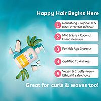 Earthbaby Kids Shampoo – For 3+, Sulphate & Paraben-Free, Allergen-Free,100% Vegan and Natural, suitable for all hair types, 275ml Earthbaby Kids Shampoo – For 3+, Sulphate & Paraben-Free, Allergen-Free,100% Vegan and Natural, suitable for all hair types, 275ml