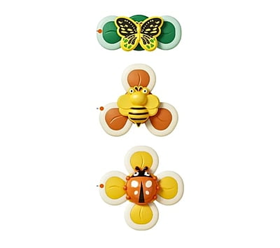 Bath Toys Spin Set of 3