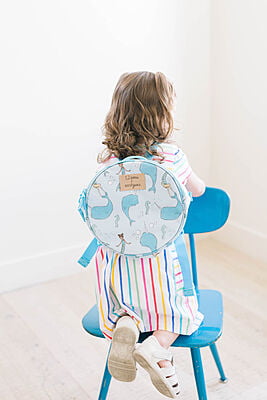 Kids Under the Sea Circle Bag BLUE