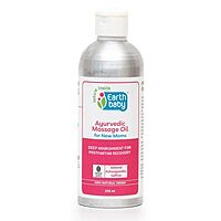 Earthbaby Ayurvedic Massage Oil for New Moms – Coconut, Almond, Moringa, Turmeric & Saffron,100% natural origin, 250ml Earthbaby Ayurvedic Massage Oil for New Moms – Coconut, Almond, Moringa, Turmeric & Saffron,100% natural origin, 250ml