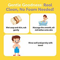 Earthbaby Natural Milk & Sandal Bath Soap with cold pressed edible oils– Nourishing for Kids 1+, 100g (Pack of 1) Earthbaby Natural Milk & Sandal Bath Soap with cold pressed edible oils– Nourishing for Kids 1+, 100g (Pack of 1)