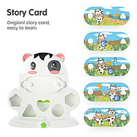 Tumama Cute Cow Toy Piano with Shape Sorting Tumama Cute Cow Toy Piano with Shape Sorting