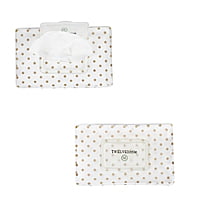 TWELVElittle REUSABLE WIPES POUCH- POLKA TWELVElittle REUSABLE WIPES POUCH- POLKA