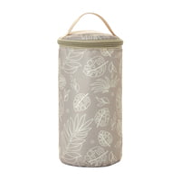 Insulated Bottle Pouch- Leaf Tan