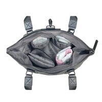 Unisex 3-in-1 Foldover Tote Grey Unisex 3-in-1 Foldover Tote Grey