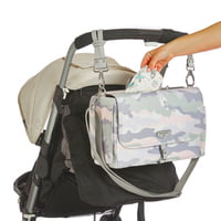 Stroller Diaper Bag Caddy BLUSH CAMO PRINT