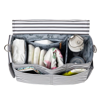 TWELVElittle Stroller Caddy Stripe TWELVElittle Stroller Caddy Stripe