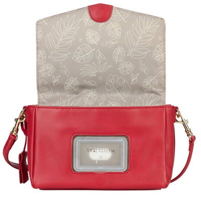 TWELVElittle PeekABoo Diaper Clutch Red TWELVElittle PeekABoo Diaper Clutch Red
