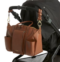 Peek-A-Boo Stroller Diaper Bag Satchel-Toffee Peek-A-Boo Stroller Diaper Bag Satchel-Toffee