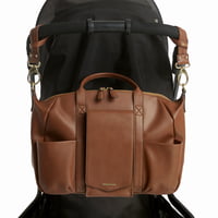 Peek-A-Boo Stroller Diaper Bag Satchel-Toffee Peek-A-Boo Stroller Diaper Bag Satchel-Toffee