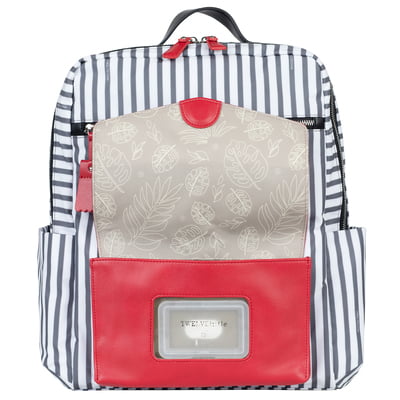 TWELVElittle PeekABoo Diaper Backpack Red TWELVElittle PeekABoo Diaper Backpack Red