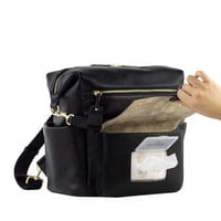 PEEK-A-BOO Hobo Backpack- BLACK PEEK-A-BOO Hobo Backpack- BLACK