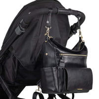 PEEK-A-BOO Hobo Backpack- BLACK PEEK-A-BOO Hobo Backpack- BLACK