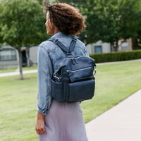 PEEK-A-BOO Hobo Backpack- Navy PEEK-A-BOO Hobo Backpack- Navy