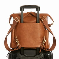 PEEK-A-BOO Hobo Backpack- Toffee