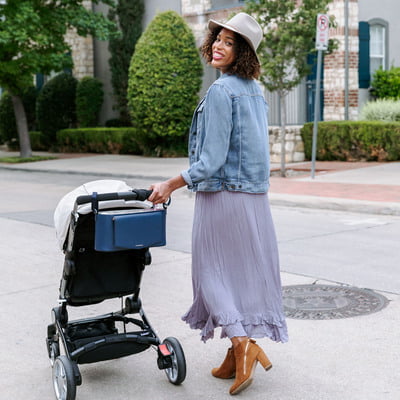 PEEK A BOO STROLLER ORGANIZER- NAVY