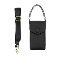 PEEK-A-BOO PHONE BAG- BLACK PEEK-A-BOO PHONE BAG- BLACK