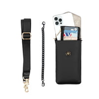 PEEK-A-BOO PHONE BAG- BLACK PEEK-A-BOO PHONE BAG- BLACK