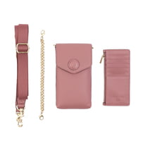 PEEK-A-BOO PHONE BAG- MAUVE PEEK-A-BOO PHONE BAG- MAUVE
