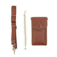 PEEK-A-BOO PHONE BAG- TOFFEE PEEK-A-BOO PHONE BAG- TOFFEE