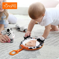 BLACK AND WHITE RATTLE TOY SET- 4 PC BLACK AND WHITE RATTLE TOY SET- 4 PC