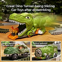 TUMAMA Rail Trace Set Dinosaur - Green