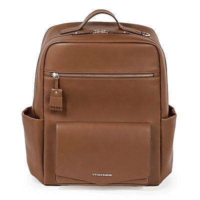 Peek-A-Boo Stroller Diaper Backpack- Toffee