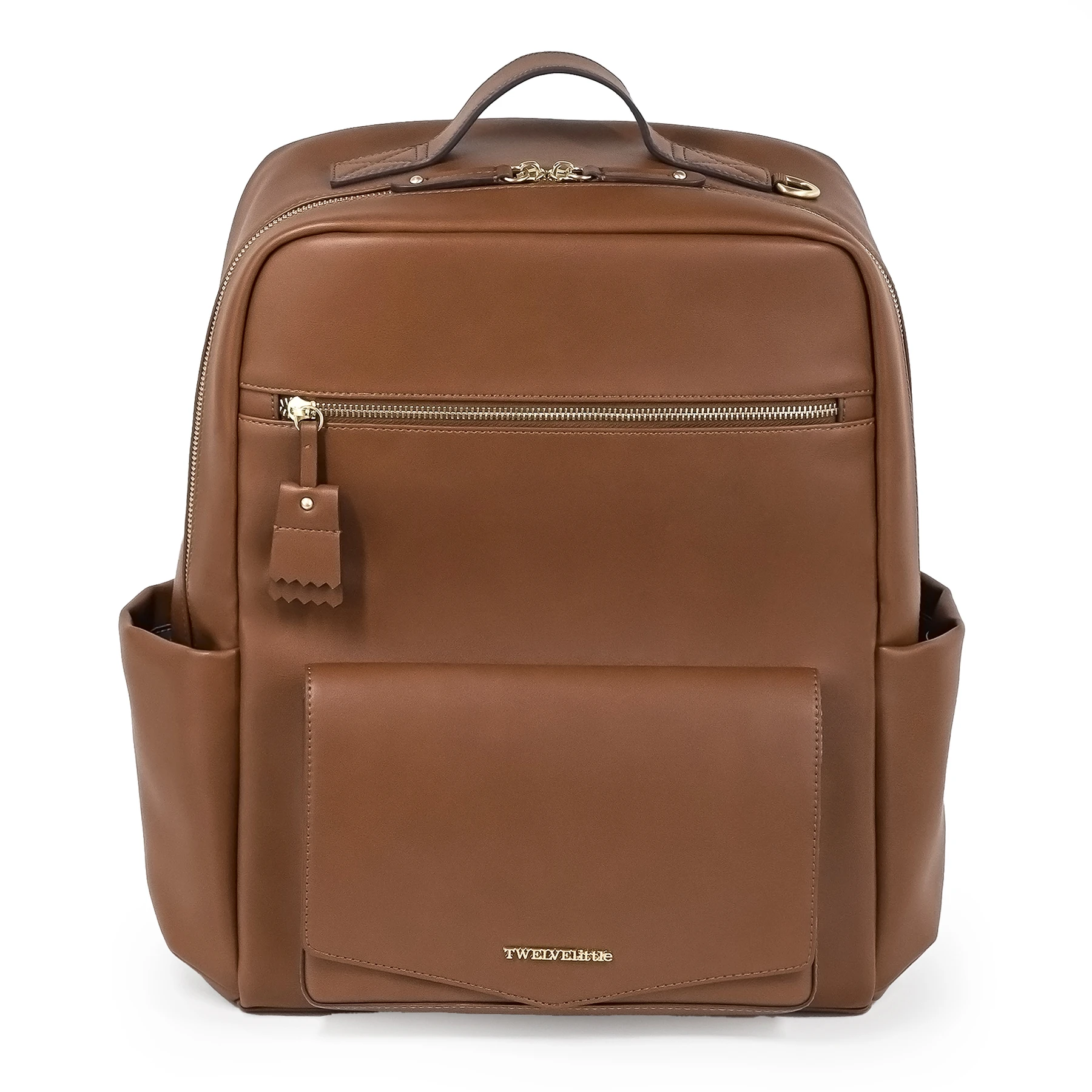 Peek-A-Boo Stroller Diaper Backpack- Toffee Peek-A-Boo Stroller Diaper Backpack- Toffee