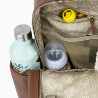 Peek-A-Boo Stroller Diaper Backpack- Toffee Peek-A-Boo Stroller Diaper Backpack- Toffee
