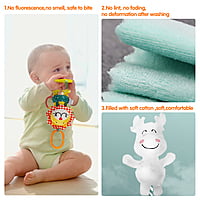 HANGING ANIMALS RATTLE- SET OF 4 HANGING ANIMALS RATTLE- SET OF 4