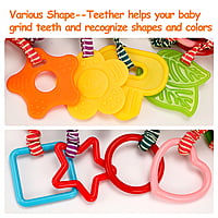 HANGING ANIMALS RATTLE- SET OF 4 HANGING ANIMALS RATTLE- SET OF 4