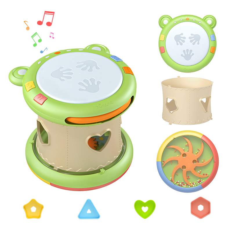 MUSICAL DRUM SET 3 IN 1- STAR SHAPE SET