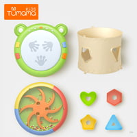 MUSICAL DRUM SET 3 IN 1- STAR SHAPE SET MUSICAL DRUM SET 3 IN 1- STAR SHAPE SET