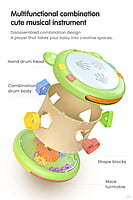 MUSICAL DRUM SET 3 IN 1- STAR SHAPE SET