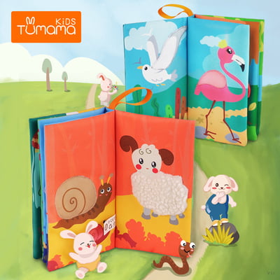 CLOTH BOOK ANIMAL SKINS
