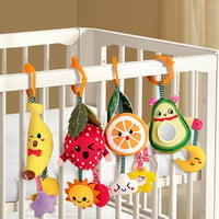 FRUIT HANGING RATTLE SET OF 4