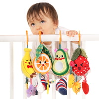 FRUIT HANGING RATTLE SET OF 4 FRUIT HANGING RATTLE SET OF 4