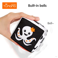 B & W HANGING CLOTH RATTLE SET OF 4