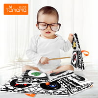 B & W SINGLE COLOR CLOTH BOOK SET OF 4 B & W SINGLE COLOR CLOTH BOOK SET OF 4