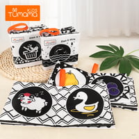 B & W SINGLE COLOR CLOTH BOOK SET OF 4